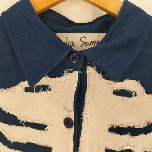 yutaka someya Human bone shirt メンズ  O